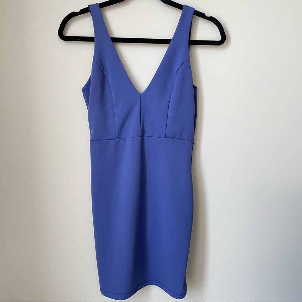 Solemio Mini Crossback Bodycon Dress
